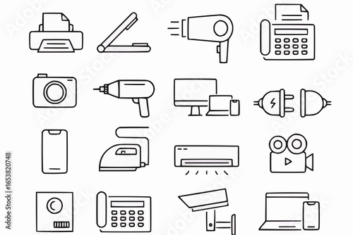Outline household devices