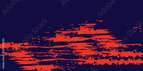 Abstract speed lines style orange color halftone banner design template. vector pattern design eps10