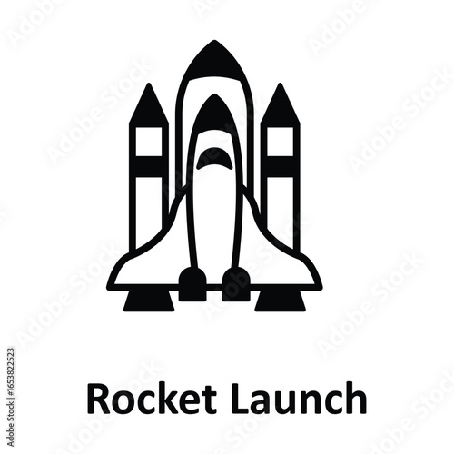 Rocket Launch Vector icon which can easily modify or edit