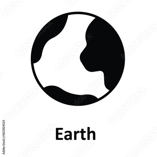 Earth Vector icon which can easily modify or edit