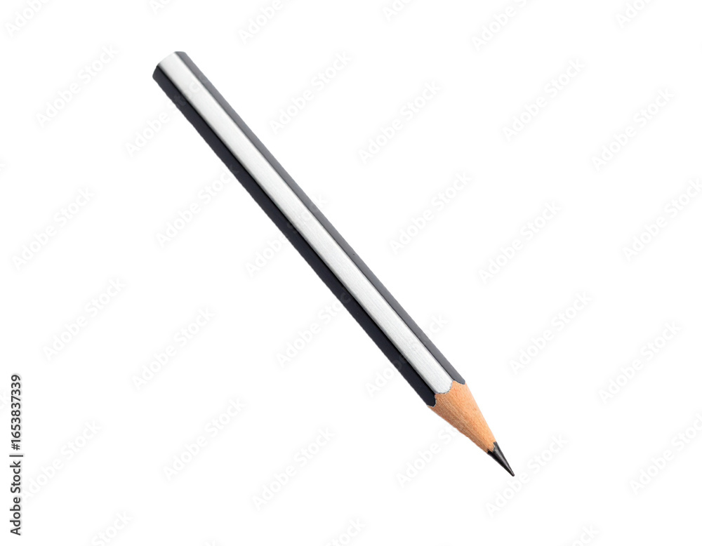 Classic Yellow Pencil with Eraser Isolated on Transparent Background Classic Yellow Pencil with Eraser Isolated on Transparent Background