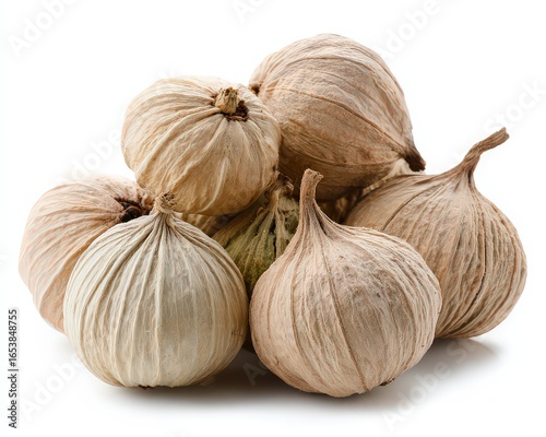 Wallpaper Mural Pile Of Dried Bulbs Against White Background Torontodigital.ca