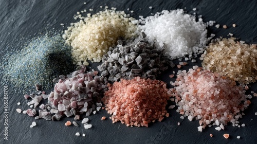 Gourmet Salt Collection: A Spectrum of Flavors and Textures