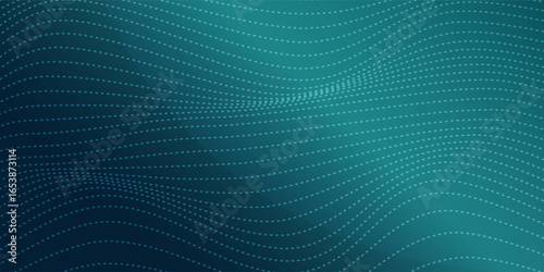 Modern technology speed connect blue green background, cyber nano information, abstract communication, innovation future tech data, internet network connection, Ai big data, line dot illustration