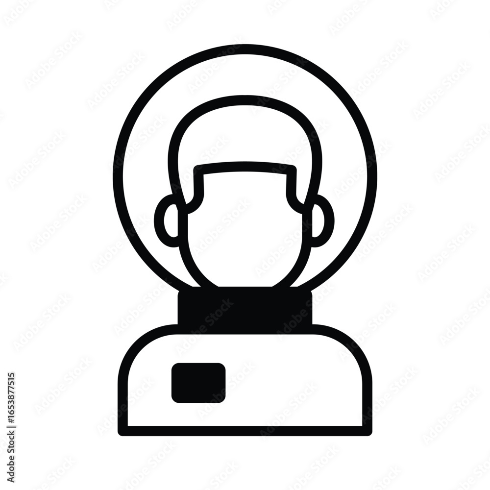 Obraz premium Astronaut Vector icon which can easily modify or edit