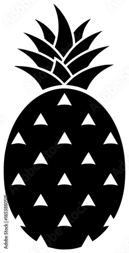 Pineapple on the table with fruit basket and kitchen slicing juicing dessert topping garden tree growth
