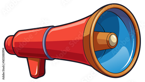 3D vector illustration of a realistic loudspeaker in white background  vector illustration 