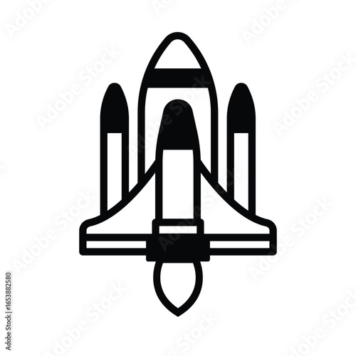 Rocket Vector icon which can easily modify or edit