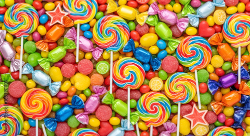 Colorful candy assortment