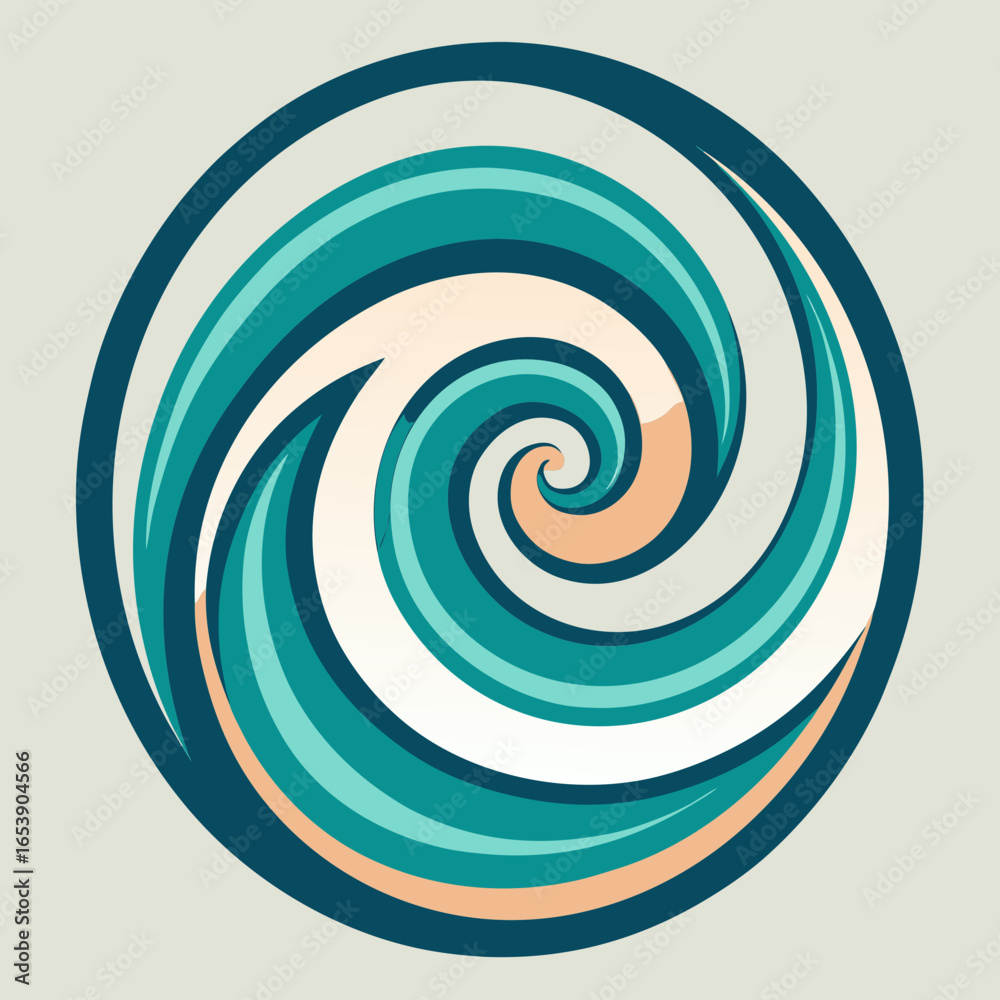 Naklejka premium abstract swirl background