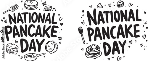 National Pancake Day Vector Illustration Design.