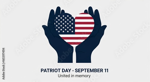 Patriot Day Illustration A Heartfelt Tribute - September 11