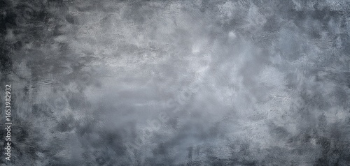 Dark Gray Cement Texture Background, Retro Industrial - Style Wall, Decoration/Design/Art Material, Rough Texture Pattern