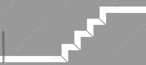 Steps to succeed in business. Businessman drawing.