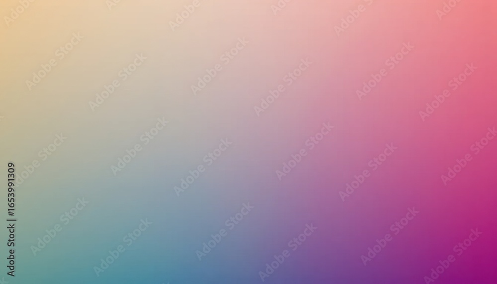 Obraz premium A blurry image of a pink, blue, and yellow gradient background.