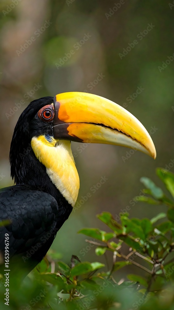 Obraz premium Close-up toucan in forest