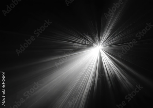 Abstract light burst