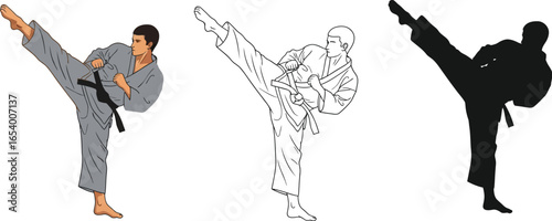 Karate kick martial arts training techniques and self defense