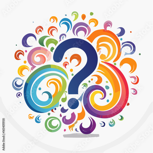 Minimal Confused Colorful Background