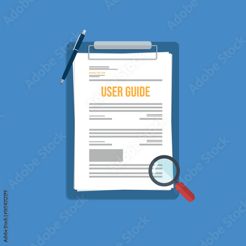 user guide document	