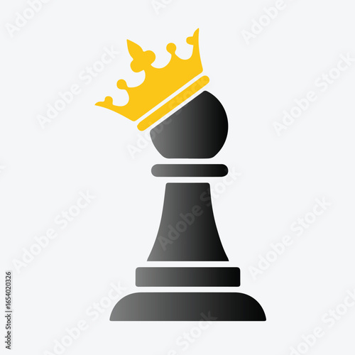 black chess pawn