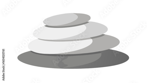 Zen stones stack balance harmony relaxation spa meditation wellness peacefulness cairn sculpture art design