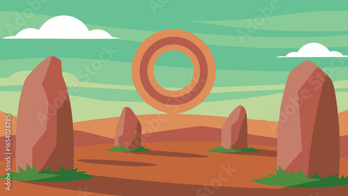 Behold a Landscape of Colossal Naturally Formed Stone Rings