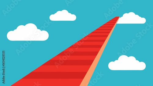 Discover a Massive Ramp Leading Up to the Clouds in the Sky