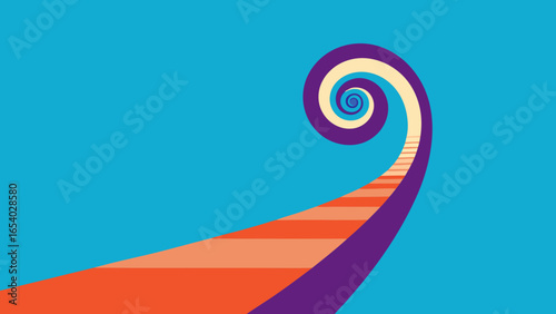 Explore a Massive Smooth Ramp That Spirals Up from the Ground