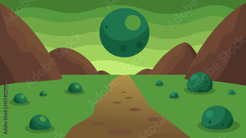 Explore a Valley with a Floor of Perfectly Spherical Moss Boulders
