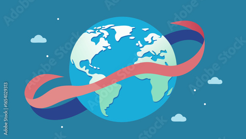 Discover a Unique World of Floating Ribbon like Pathways and Trails