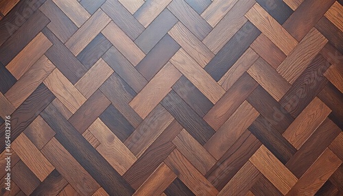 Dark brown and grey herringbone parquet, distressed grunge texture, geometric, pattern