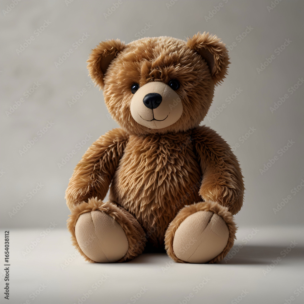 Obraz premium A teddy bear on a white background