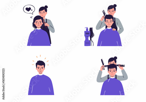 Hair Care Journey: From Hair Loss Concerns to Happy Haircuts in a Professional Salon