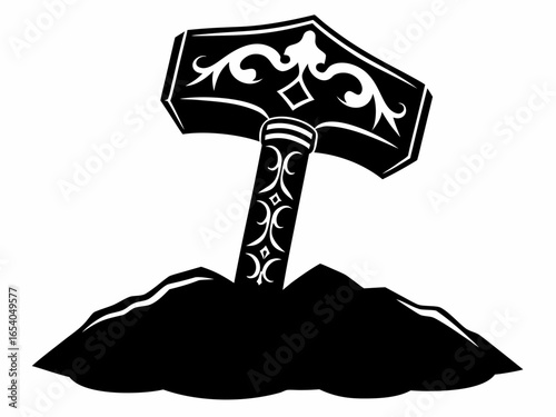 Mjolnir Thor's Hammer Vector