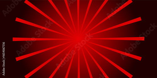 Design red background with burning lines abstract