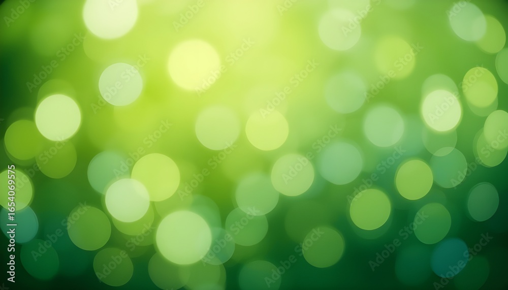 Fototapeta premium Abstract Green Bokeh Background – Beautiful Colors for Graphic Design and Backdrop