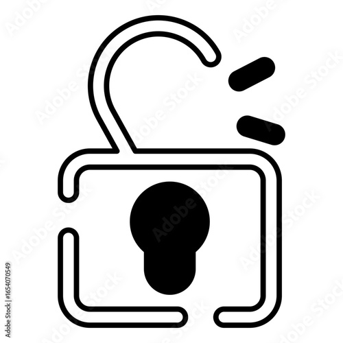 Unlock mode icon