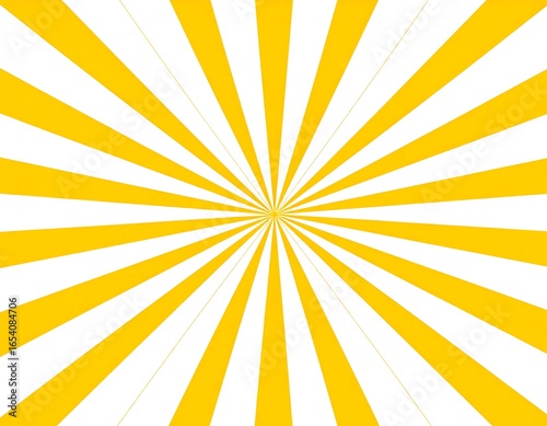 Yellow and white radiating lines