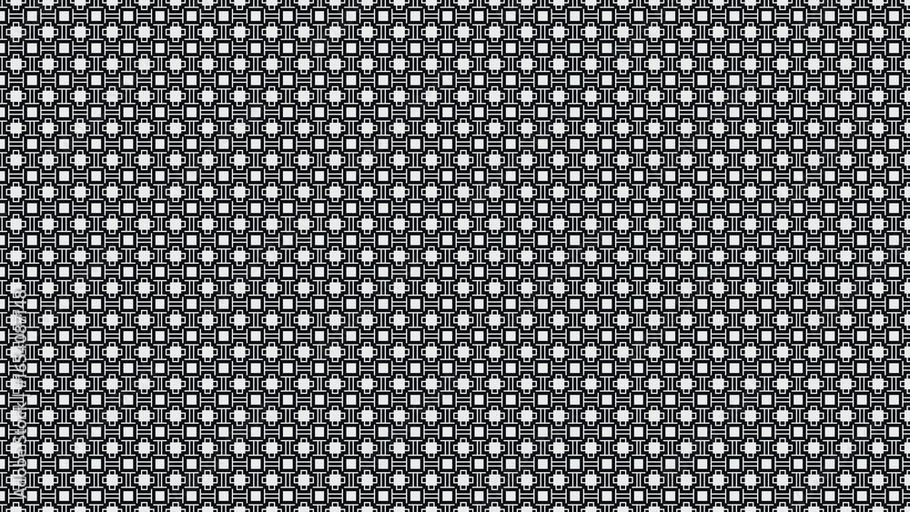 Seamless geometric pattern background black and white tileable vector design art Seamless geometric pattern background black and white tileable vector design art