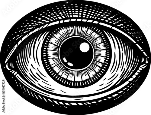 Halloween vintage eyeball spooky human anatomy