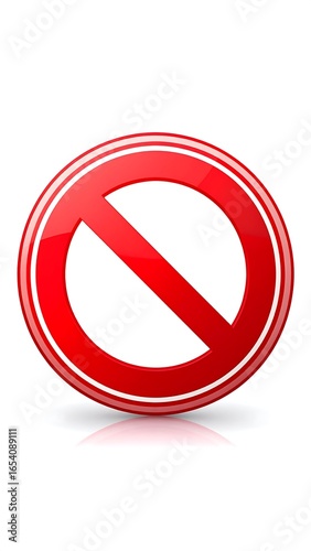 Red prohibition sign Free Download Red prohibition sign - GFXLoad