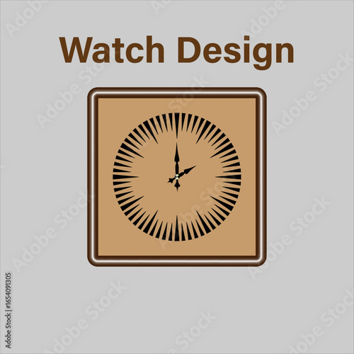 "Modern and stylish watch design