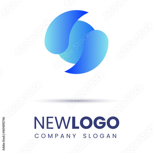 Abstract Gradient Logo Design for Modern Businesses and Creative Ventures