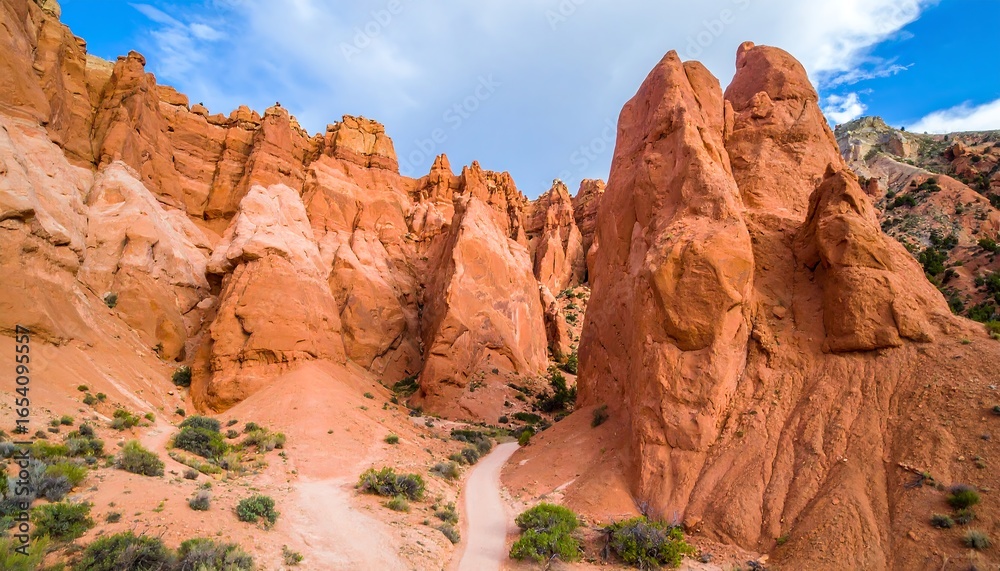 Fototapeta premium Red rock canyon landscape