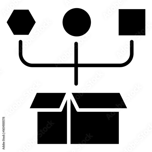Knowledge Representation Glyph Icon