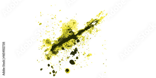 Abstract Black and White Ink Splats Creating a Grunge Effect. Transparent PNG available detailed ink splats Hyperrealistic Highly Detailed Isolated On Transparent Background	