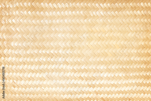 close up woven bamboo pattern texture background