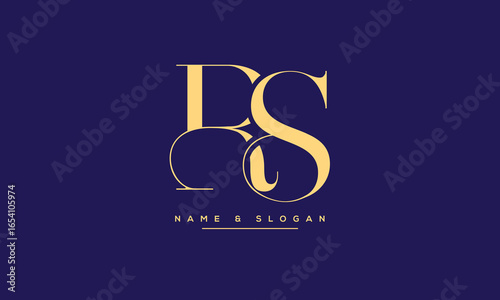 RS, SR, R, S Abstract Letters Logo Monogram