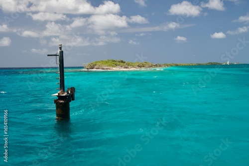 boat on a tropical beach